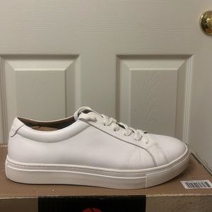 Size 10.5  New Republic Triple White Kurt Sneakers (Used)